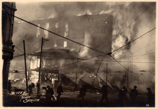 Item #8690 [Lot of fifty-five dramatic photos documenting the San Francisco Earthquake.]. A....