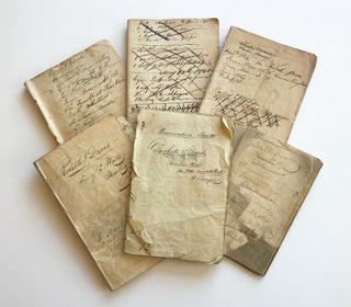 Item #8749 [Lot of six manuscript account books of Chester County, Pennsylvania merchants Roberts...