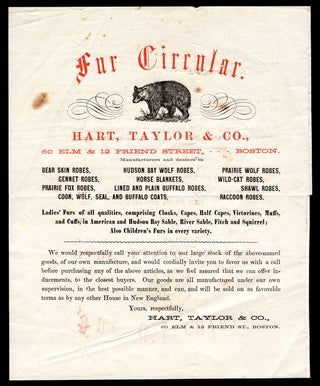 Item #8760 Fur Circular. Taylor Hart, Co