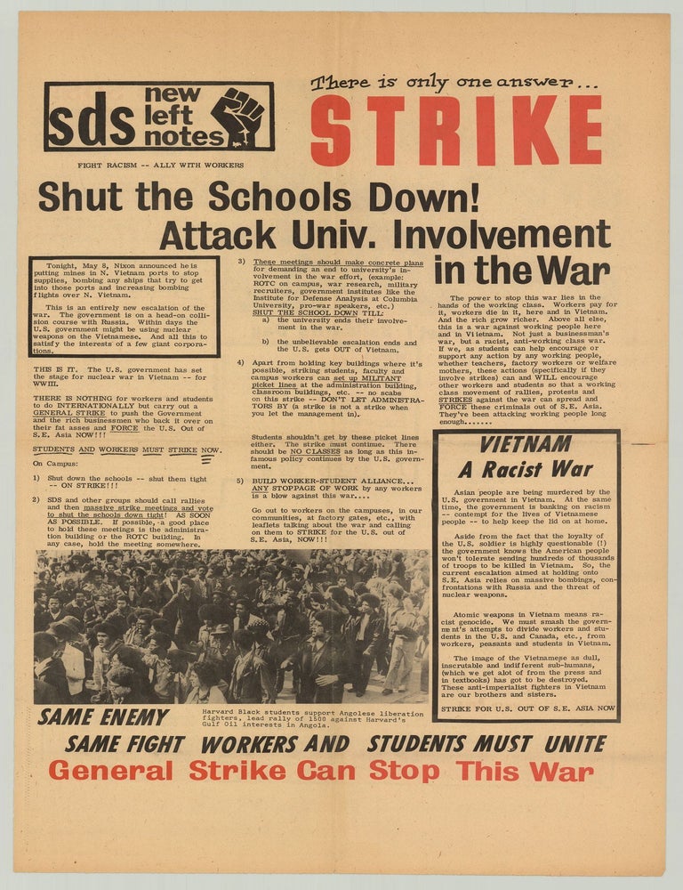 Item #8768 sds new left notes…There is only one answer…STRIKE.