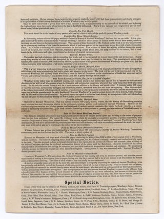 Read the Whole, and Then Decide! Cothren's History of Ancient Woodbury, Connecticut…