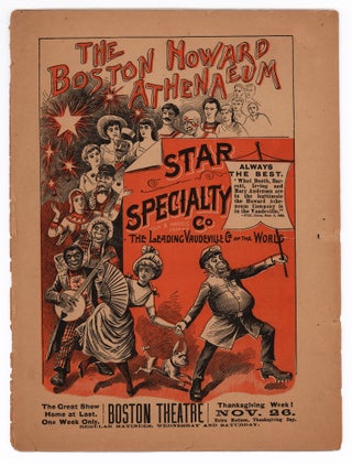 Item #8821 The Boston Howard Athenaeum Star Specialty Co The Leading Vaudeville Co of the World
