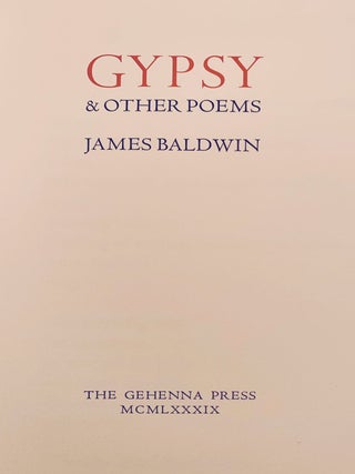 Gypsy & Other Poems.