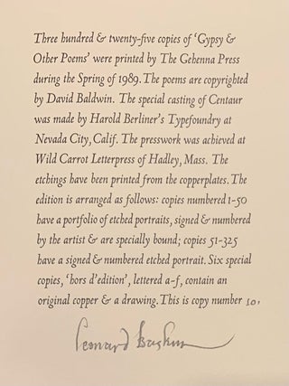Gypsy & Other Poems.