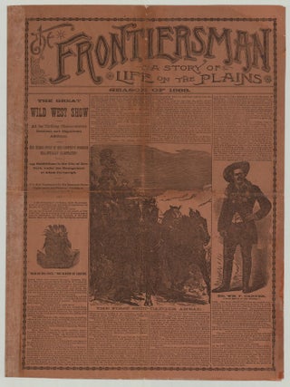 Item #8871 The Frontiersman. A Story of Life on the Plains. Season of 1890. Adam Forepaugh