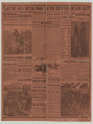 The Frontiersman. A Story of Life on the Plains. Season of 1890.