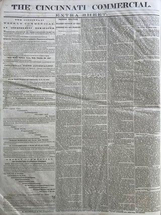 The Cincinnati Commercial. Speeches of the Campaign of 1866 in the States of Ohio, Indiana, and Kentucky. The Most Remarkable Speeches on Both Sides. Reported for the &ldquo;Cincinnati Commercial&rdquo; and Printed from the Stereotype Plates of that Journal.