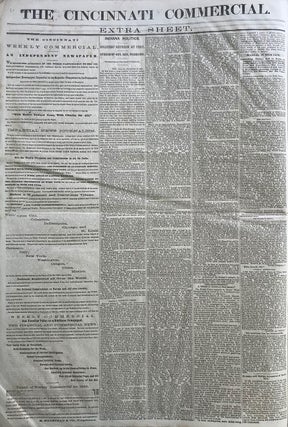 The Cincinnati Commercial. Speeches of the Campaign of 1866 in the States of Ohio, Indiana, and Kentucky. The Most Remarkable Speeches on Both Sides. Reported for the “Cincinnati Commercial” and Printed from the Stereotype Plates of that Journal.