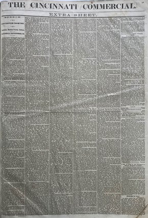 The Cincinnati Commercial. Speeches of the Campaign of 1866 in the States of Ohio, Indiana, and Kentucky. The Most Remarkable Speeches on Both Sides. Reported for the “Cincinnati Commercial” and Printed from the Stereotype Plates of that Journal.