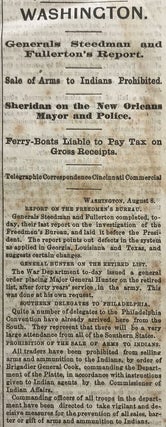 The Cincinnati Commercial. Speeches of the Campaign of 1866 in the States of Ohio, Indiana, and Kentucky. The Most Remarkable Speeches on Both Sides. Reported for the “Cincinnati Commercial” and Printed from the Stereotype Plates of that Journal.