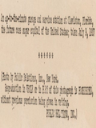 The Southern Sugar Company.
