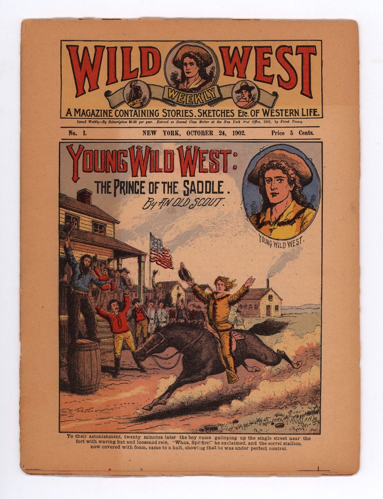 Item #9049 Wild West Weekly…Young Wild West: The Prince of the Saddle. No. 1.