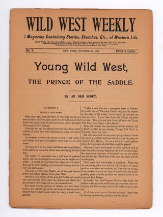 Wild West Weekly…Young Wild West: The Prince of the Saddle. No. 1.