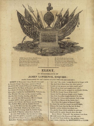 Item #9054 Elegy in Remembrance of James Lawrence, Esquire: (Late Commander of the United States...