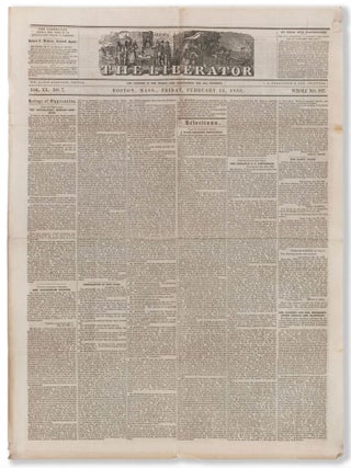 The Liberator. [A Collection of 192 Original Issues, 1845&ndash;1862].