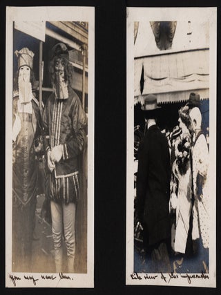 [Photograph Album Documenting a New Orleans Mardi Gras Parade.]