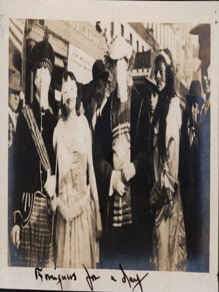 [Photograph Album Documenting a New Orleans Mardi Gras Parade.]