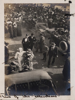 [Photograph Album Documenting a New Orleans Mardi Gras Parade.]
