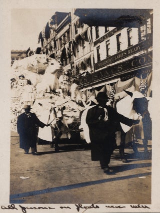 [Photograph Album Documenting a New Orleans Mardi Gras Parade.]