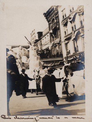 [Photograph Album Documenting a New Orleans Mardi Gras Parade.]