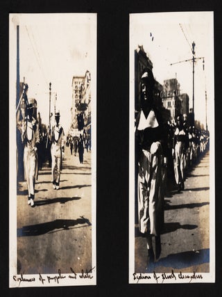 [Photograph Album Documenting a New Orleans Mardi Gras Parade.]