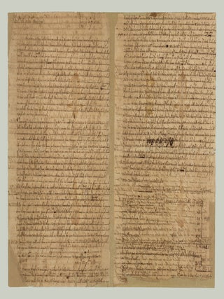 Item #9132 [Three autograph letters, signed, to Philadelphia merchant Alexander Wooddrop, with...
