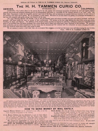 The H. H. Tammen Curio Co. Established 1881. Denver, Colo. [wrapper title].