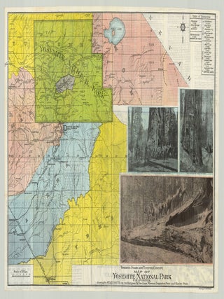 Item #9239 Yosemite Wawona Route Via Mariposa Big Trees, Inspiration Point and Glacier Point....