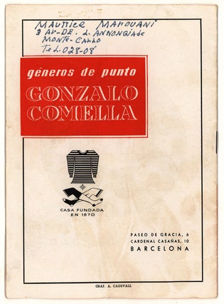 Hot Club de Barcelona Club 49 Agrupación de Discofilos del F.A.D. * Programa de Los Actos Organizados con Motivo Del Gran Premio del Disco de Jazz 1957 del 10 Al 18 de Febrero de 1958.