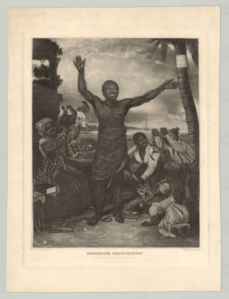 Item #9272 Immediate Emancipation. Alexander Rippingille, after, engraver S. H. Gimber.