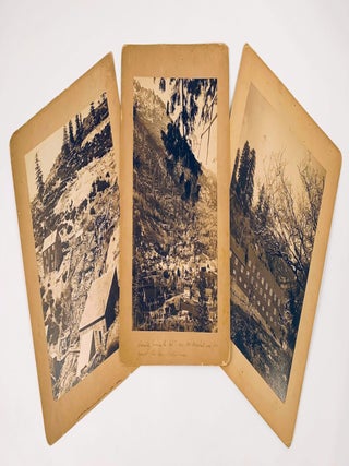 Item #9296 [Three larger-format photographs of the mining town of Sierra City, California
