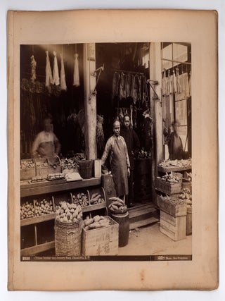 Chinese Butcher and Grocery Shop, Chinatown, S. F.