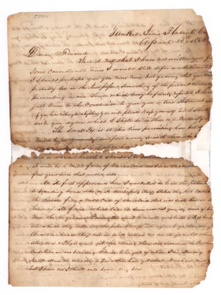Item #9363 [Autograph letter, signed, from a California gold rush miner and doctor to a relative,...