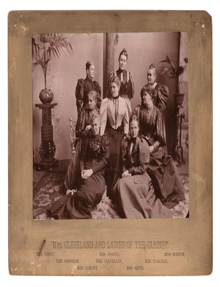 Item #9441 Mrs. Cleveland and Ladies of the Cabinet. Annie Colley? Bell, photog.