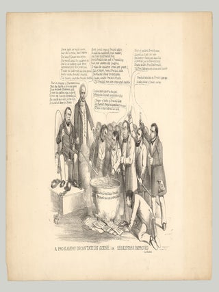 Item #9444 A Proslavery Incantation Scene or Shakspeare Improved. See Macbeth. David Claypoole...