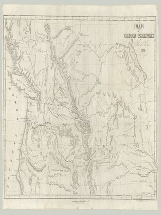 Item #9456 Map of Oregon Territory. Samuel Parker