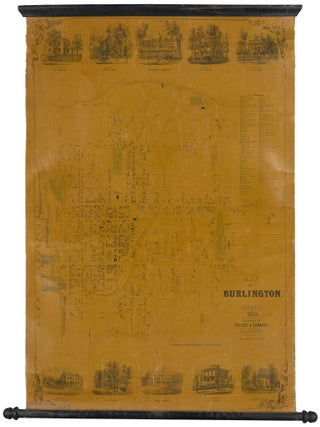 Item #9470 Map of Burlington, Vermont 1853
