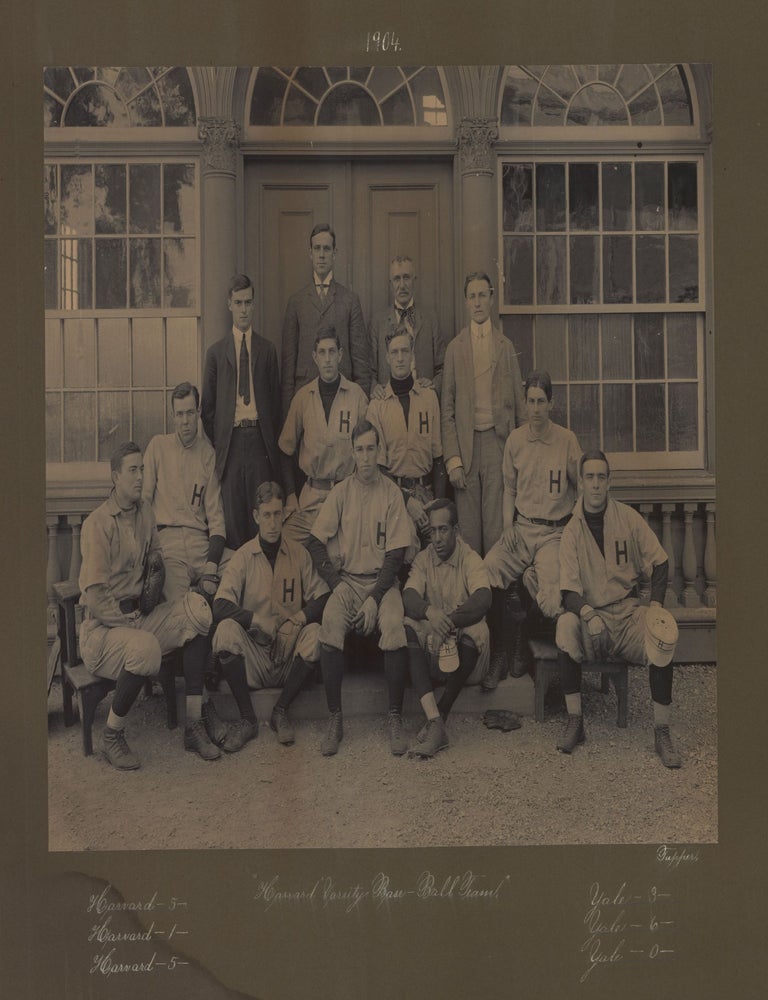 Item #9499 &ldquo;Harvard Varsity Base-Ball Team.&rdquo; [Manuscript title]. photog Tupper, H. William.