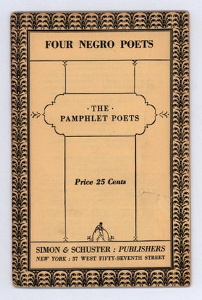 Item #9607 Four Negro Poets. Alain Locke, ed., Claude McKay Langston Hughes, Countee Cullen, Jean...