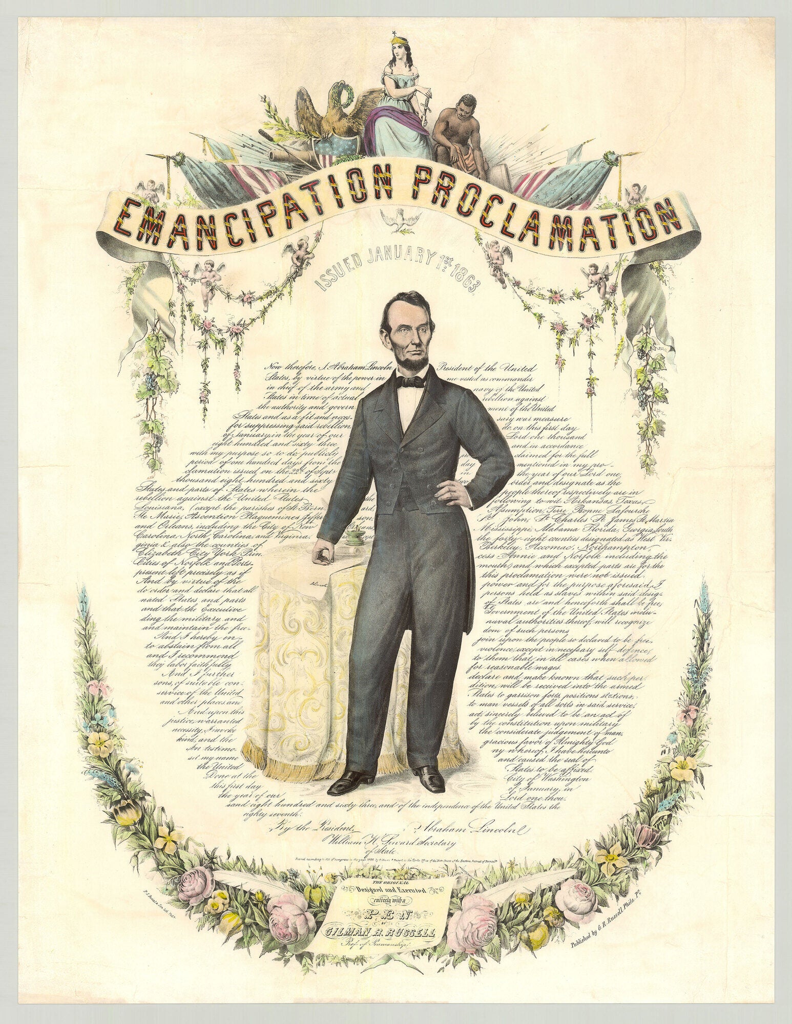 Emancipation Example Emancipation Proclamation Issued January 1st 1863 | Abraham Lincoln ...