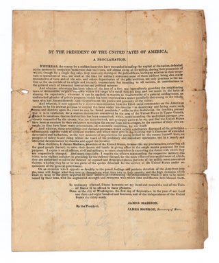 Item #9651 By the President of the United States of America, a Proclamation, Whereas the enemy by...