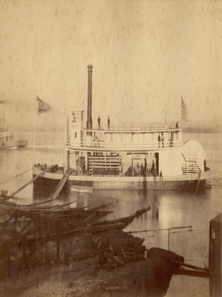 [Large format photograph of the Steamboat Santiago built in South St. Louis for the Rio Grande Railway Company.]