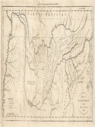 Item #9733 Map of the Tennassee Government From the Latest Surveys. John Payne