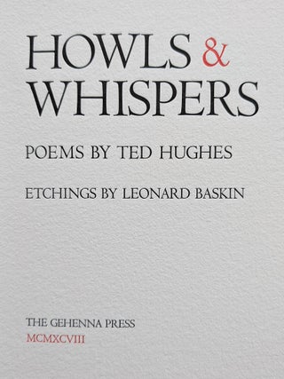 Howls & Whispers.