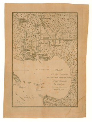 Item #9776 Plan of the Siege of Plattsburg, and Capture of the British Fleet on Lake Champlain....
