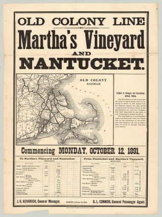 Item #9872 Old Colony Line to Martha’s Vineyard and Nantucket