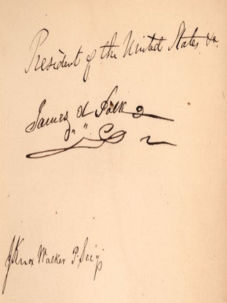Item #9978 [President Polk and His Congress 1845–1847. An Album of Autographs