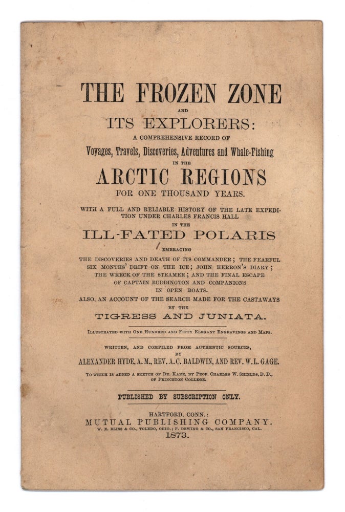Salesman’s sample. The Frozen Zone and Its Explorers… | Alexander Hyde