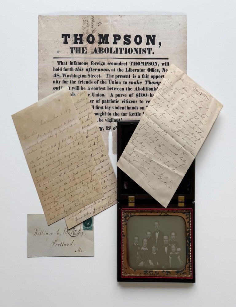 Item #9998 Thompson, the Abolitionist. James L. Homer, of the Boston Gazette.
