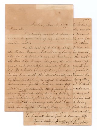 Thompson, the Abolitionist.